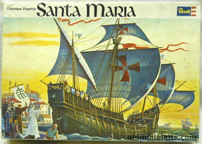 Revell 1/89 Santa Maria Columbus Ship, H336 plastic model kit